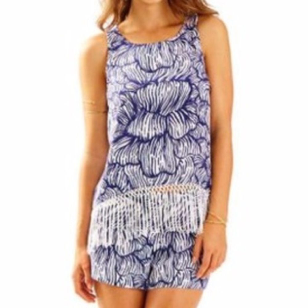 Lilly Pulitzer Sonya Fringe Shorts Set